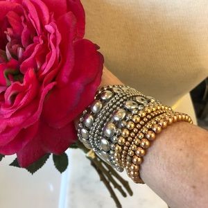 Stunning Layering Silver Bracelet